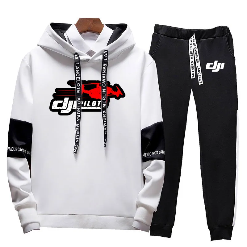 Dji Professional Pilot Drone Print Hrx Tracksuit Mens Set