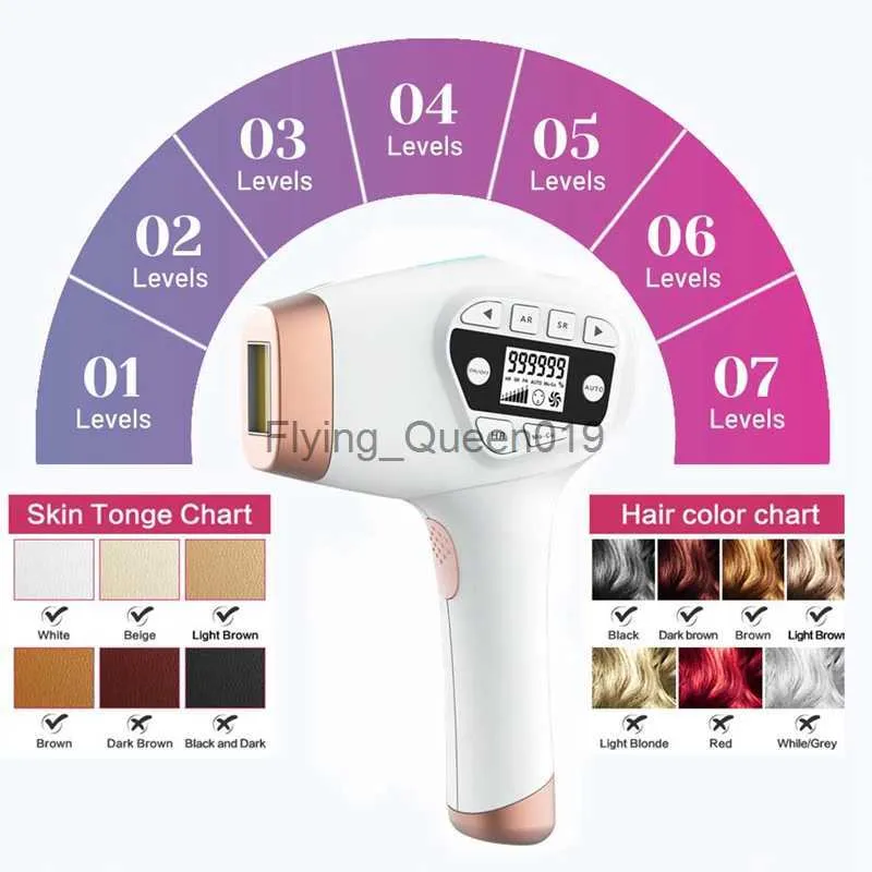 Épilateur électrique d'épilation au laser pour femmes 999999 flashs photoépilateur épilateur IPL épilateur laser permanent indolore HKD230825