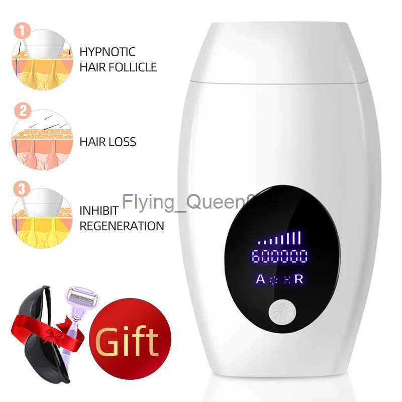 600000 Flash Professional Permanent IPL Laser Depilator LCD Hemanvändningsenheter Photoepilator Kvinnor Smärtfritt Lazer Hair Removel HKD230825