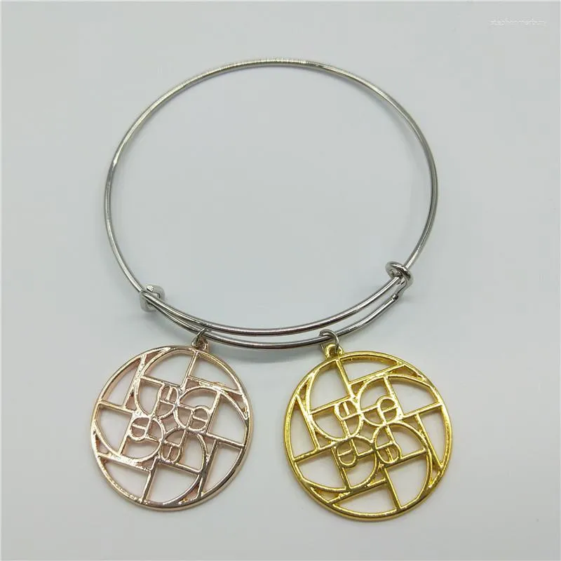 Bangle Fibonacci En spirale i FN Cerchio-Oro Spirale-Golden Rapporto-Geometria Regalo-Scienza Bangles Graducation Regalo