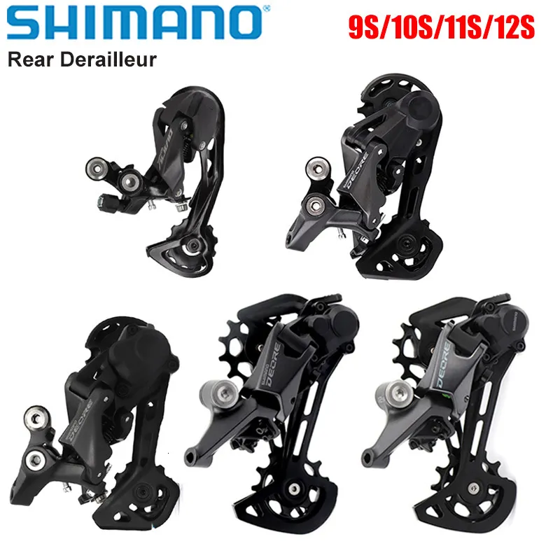 Rower -przenośniki Shimano Deore Alivio Rd M4120 M5120 M5100 M6100 10V 11V 12 Speed ​​Tylne SGS MTB Mountain 230825