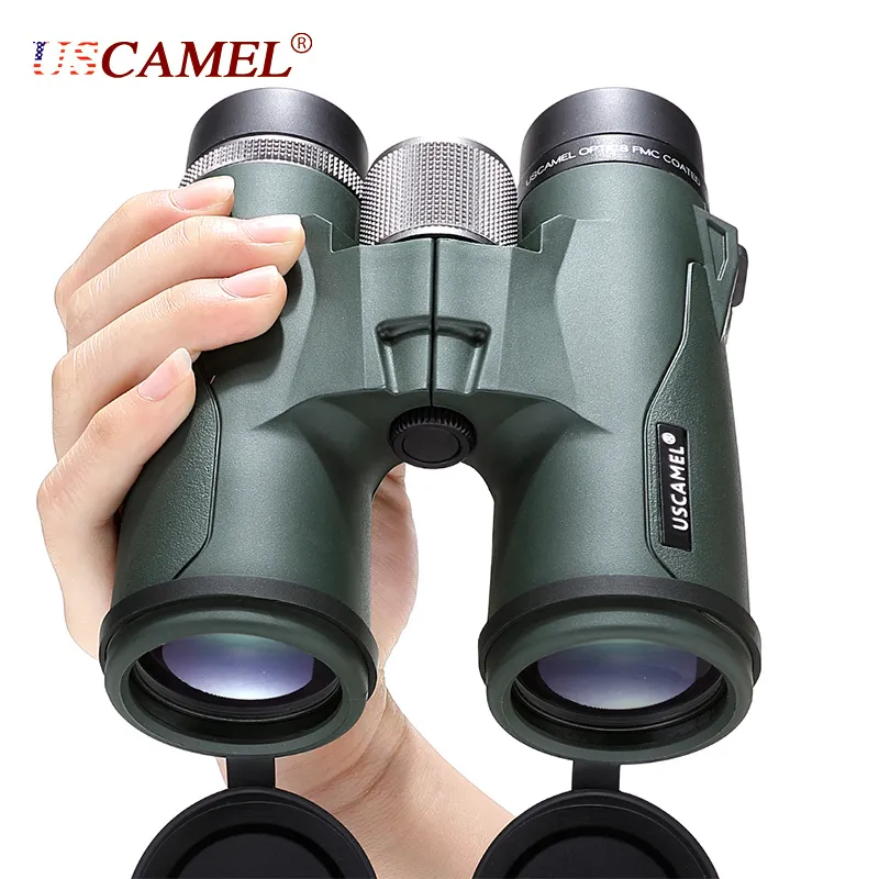 Binocolo telescopio USCAMEL 10x42 8x42 HD BAK4 Militare ad alta potenza professionale caccia sport all'aria aperta birdwatching campeggio 230824