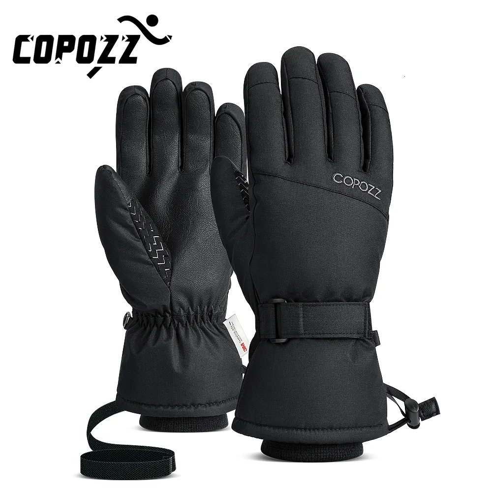 Guantes de esquí ultraligeros impermeables para hombre y mujer