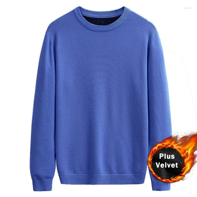 Heren Truien Winter Kasjmier Katoen Dikke Warme Trui Mannen Jersey Jumper Gewaad Herfst Stretchy Truien O-hals Gebreide