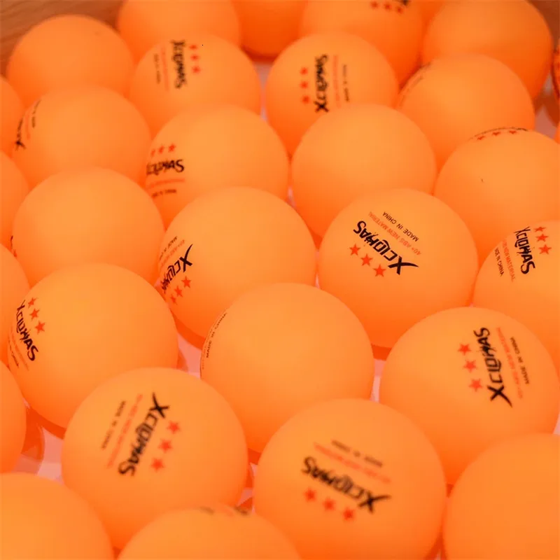 Orange Ping Pong Balls 3 Stars Rating Ball Size 40MM Table Tennis  [20,15,10,5]