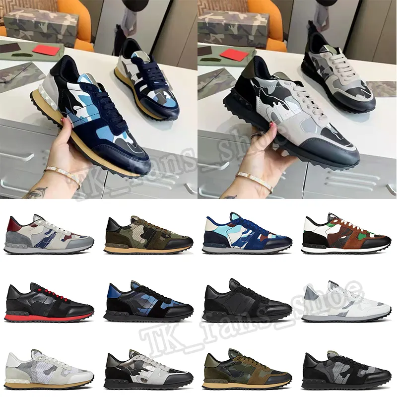 Balenciaga Triple S Luksuz Tasarımcı Camouflage Rockrunner Camo Mens