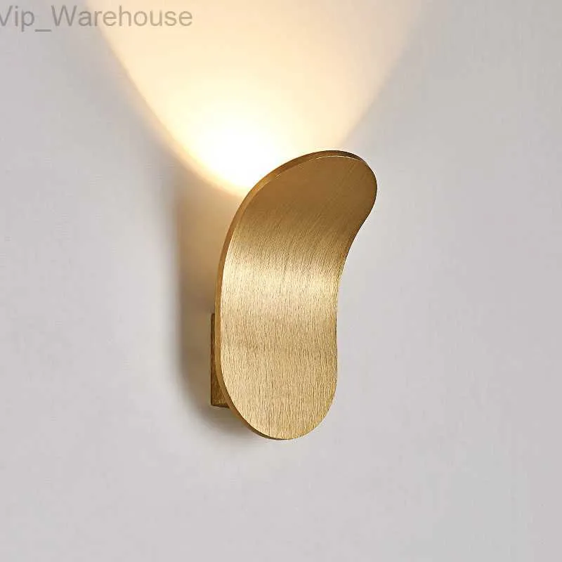 Scandinavian Gold Villa Hotel Decorative Wall Light European Vintage Coffee Corridor Stairway Lighting White Bedroom LED Lamps HKD230824