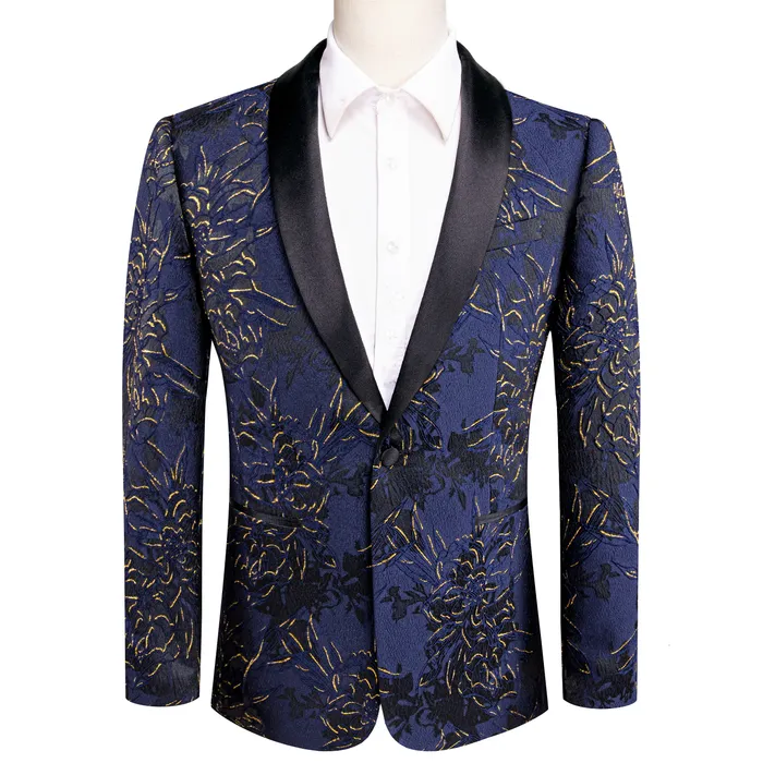 Herenpakken Blazers Hi-Tie Hoge kwaliteit herenpak Sjaalkraag Smoking Blazers Jasje Bruidegom Jurk Voor Bruiloft Banket Bal Schoolfeest Stijlvol S M XXXL 230824