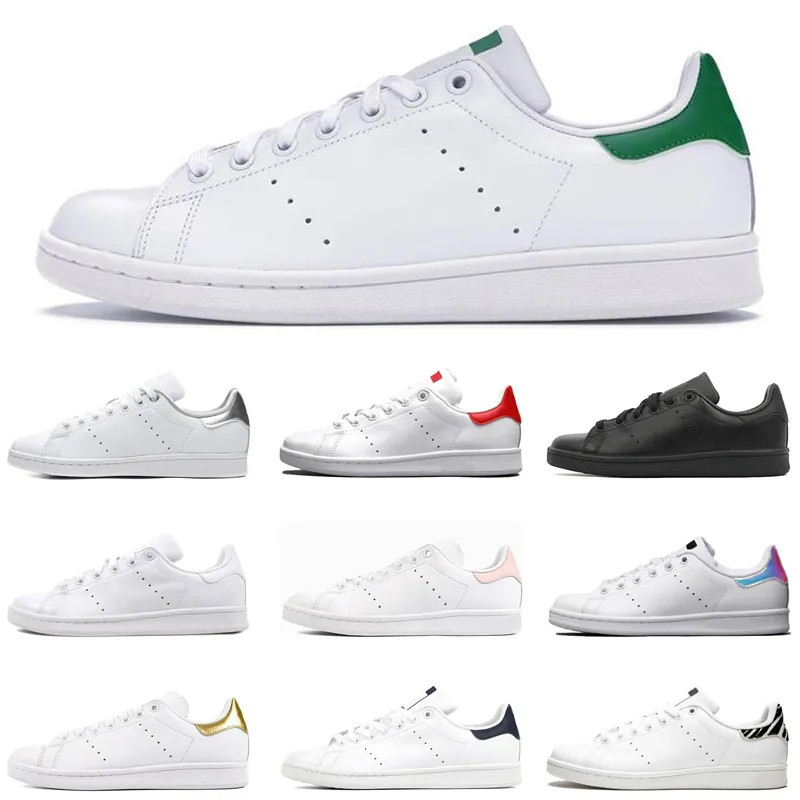 stan smith Günlük Ayakkabı Platformu Sliders Siyah Beyaz Sarı Kahverengi Erkek Eğitimler Kadın Spor Ayakkabıları Boyut 36-45