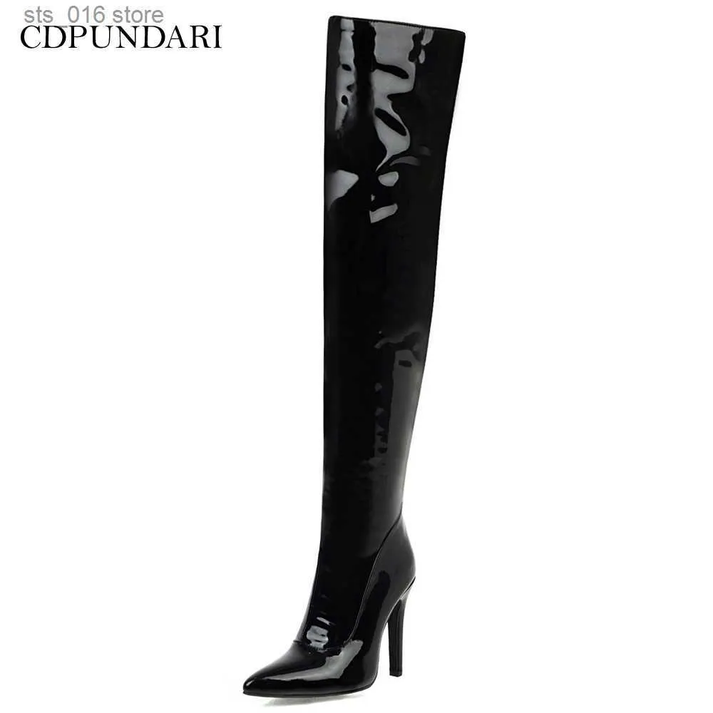 Boots Sexy Super High Heels Over The Knee Boots Women Thigh High Boots Ladies Spring Autumn Long