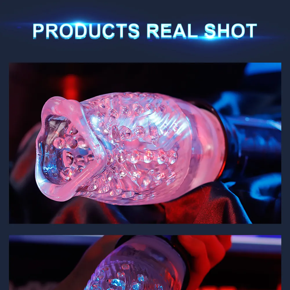 Vibratoren Automatischer Masturbator für Mann Teleskop-Rotationsvibrator Oralsex Eicheltrainer Massage Masturbat_voghion.com