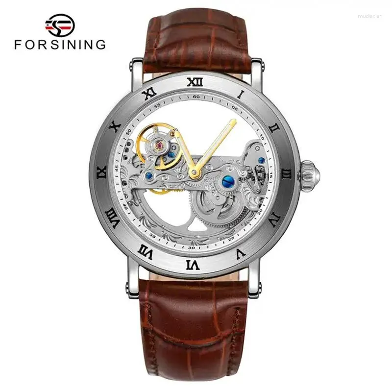 Forsining skeleton watch price top