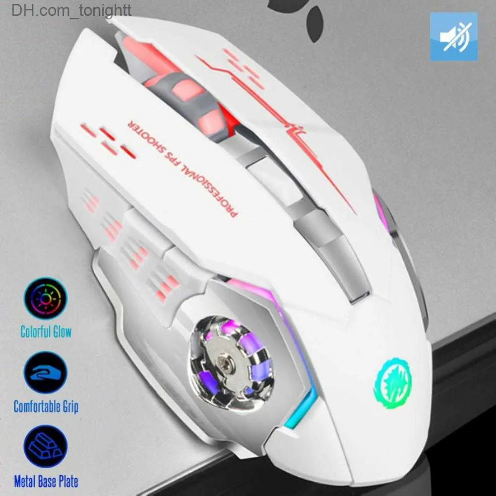 3600 DPI LED Optical USB Computer Mouse 6 Buttons Silent Mouse 2.4 GHz Wireless/ Wired Gaming Mouse Game Mouse Office Accessories Q230825