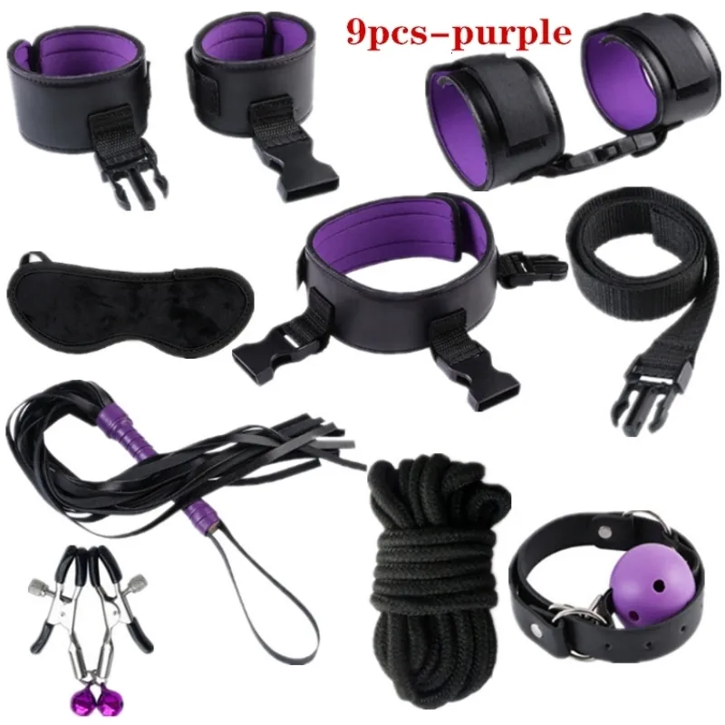 Adult Bondage Bundle Set For Women Exotic Leather And Plush Kit_voghion.com