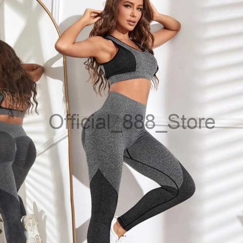 Seamless Yoga Set Women Sportswear Sport Suit Clothes Gym Clothing