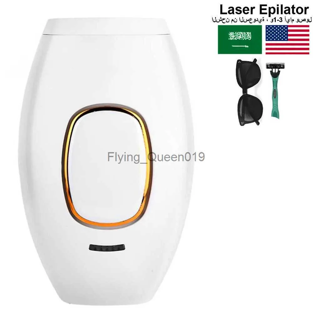 IPL إزالة الشعر الكهربائية الليزر Epilator المرأة الدائمة 500000 فلاش الضوئي الضوئي الوجه bikini epilator Appliance HKD230825