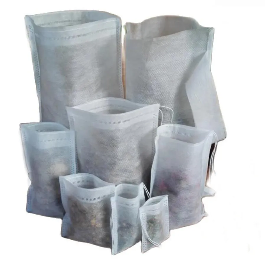 String For Tea Tea Strainers Disposable Empty Tea Bags with String Heat Seal 7x9 CM ...