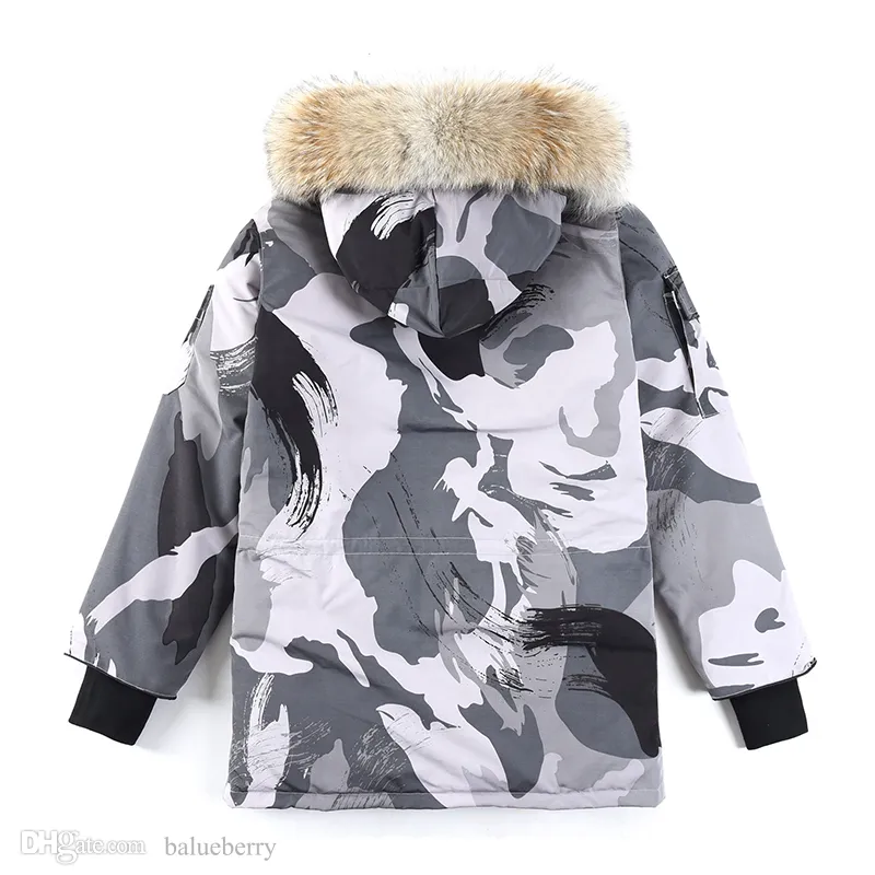 【関税込み】We11done トープ Lettering フーディ Canadian Goose Letter Print Down Jackets For Men And Women