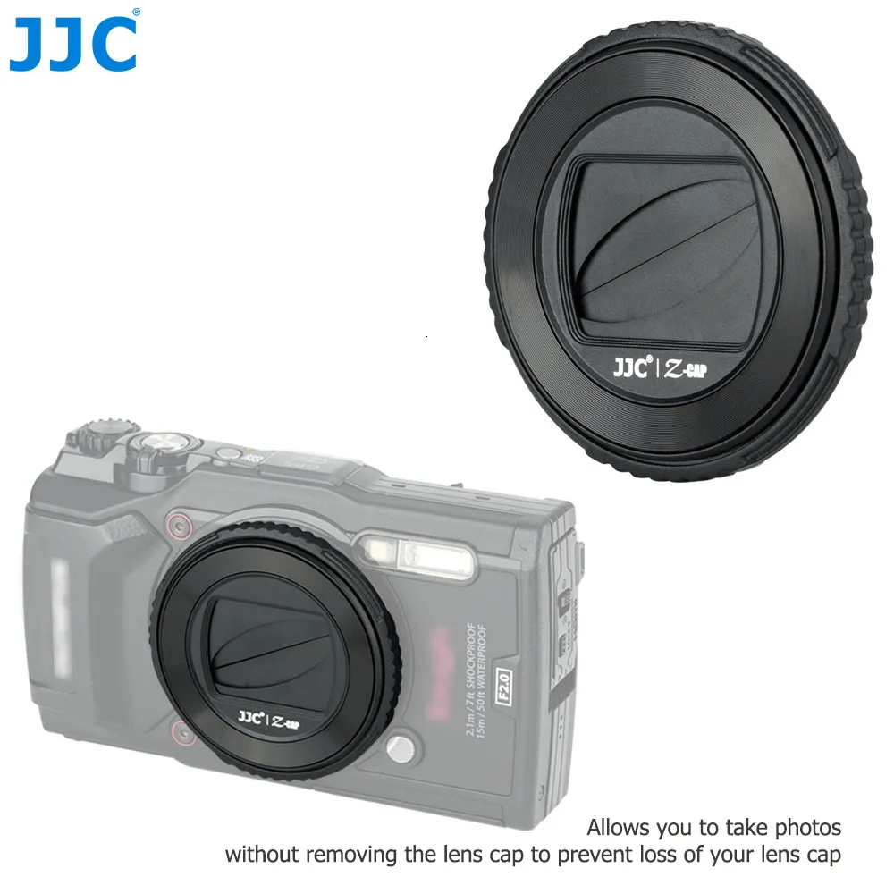 Paraluce LCD fotocamera JJC LB T01 Accessori copriobiettivo automatico per Olympus TG6 TG5 TG4 TG3 TG2 TG1 TG 6 TG 5 TG 4 TG 3 TG 2 TG 1 Nero 230825