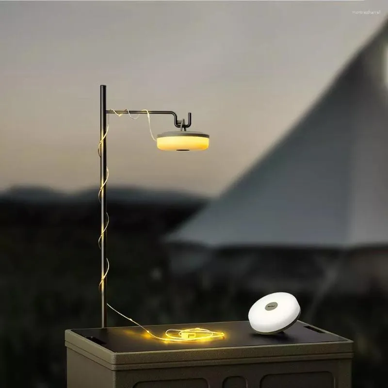 Lámpara de Camping recargable con tira de luz LED de 10M para