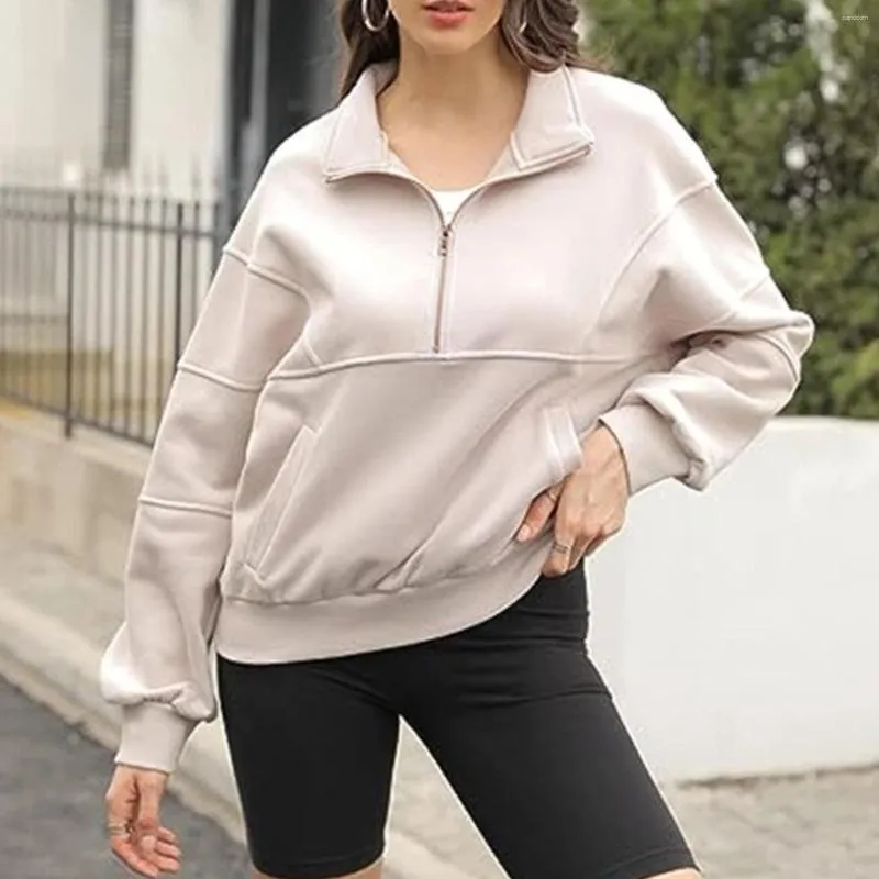  Sudaderas con capucha con media cremallera para mujer