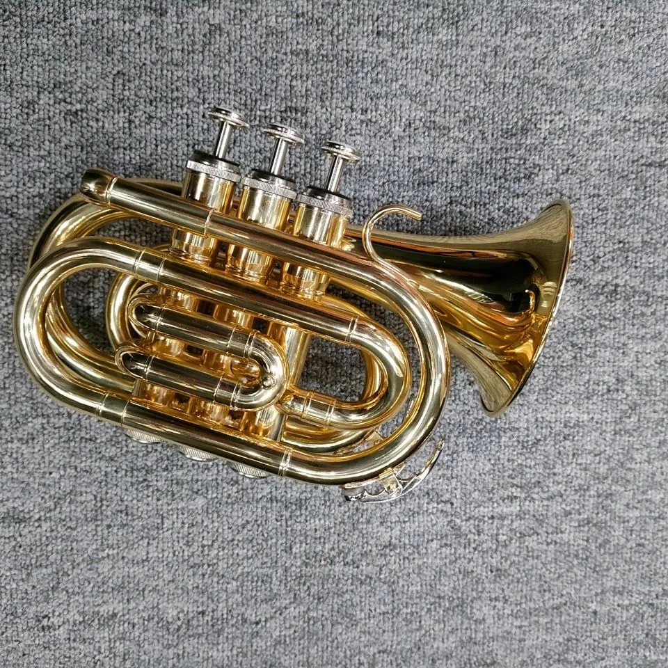 bärbar trumpet trumpet b-platta horn