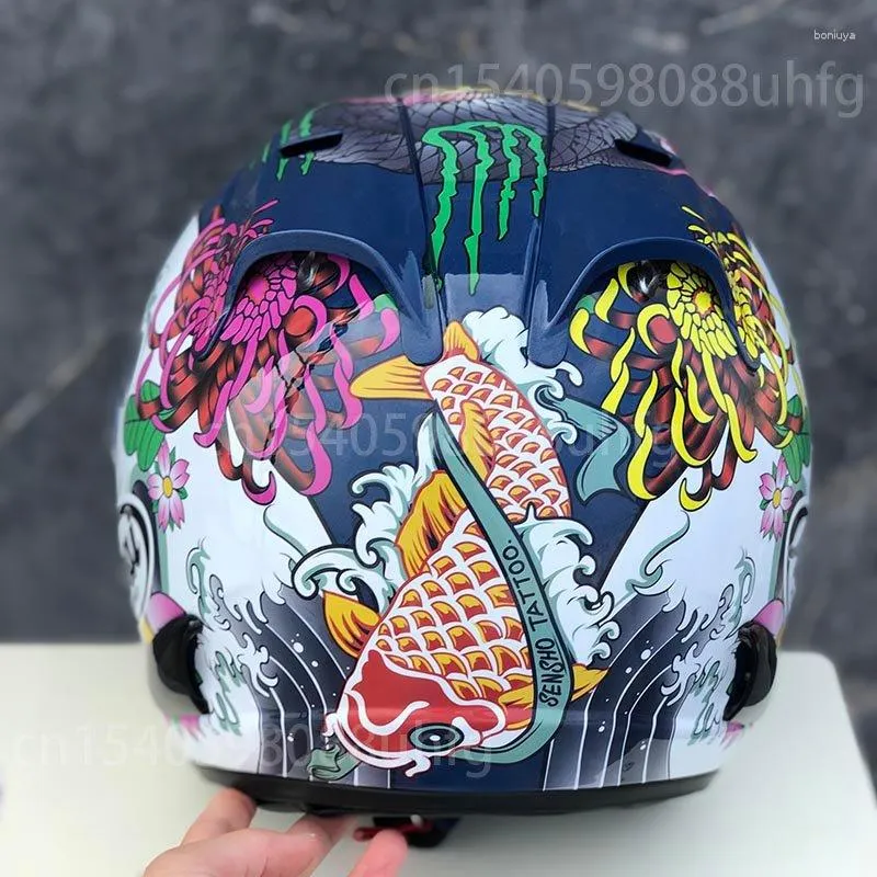 Casco De Moto De Verano 3/4 Cascos De Motocicleta: Diseño De