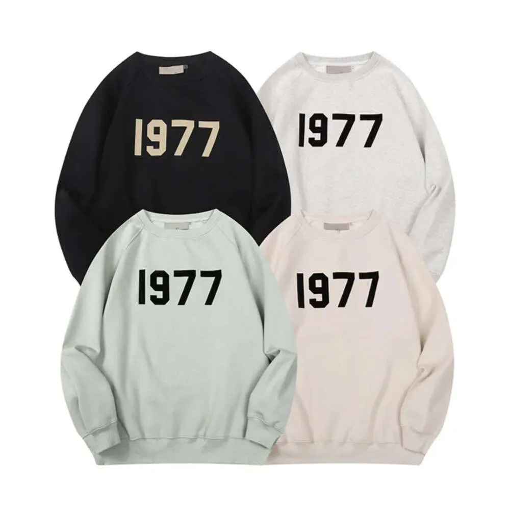 Sweats à capuche pour hommes Sweatshirts Designer Sweat à capuche Essentails Black Ess Man Hoody 1977 Pull Crewneck Sweat-shirt Coton Lettre Manches longues113