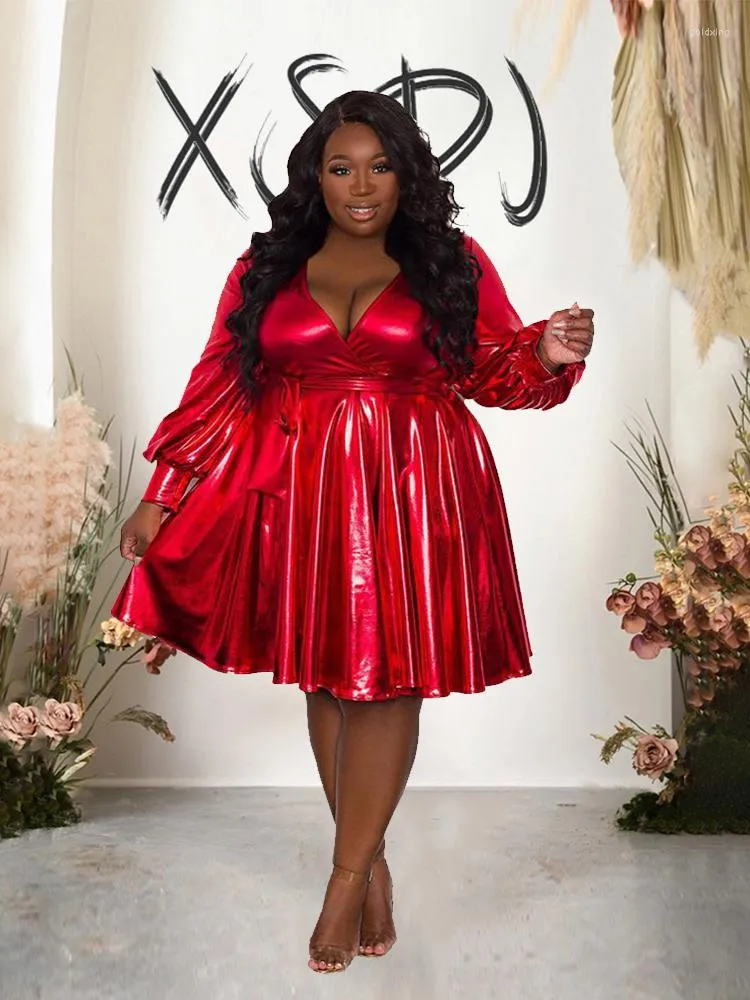 Plus size top party dress