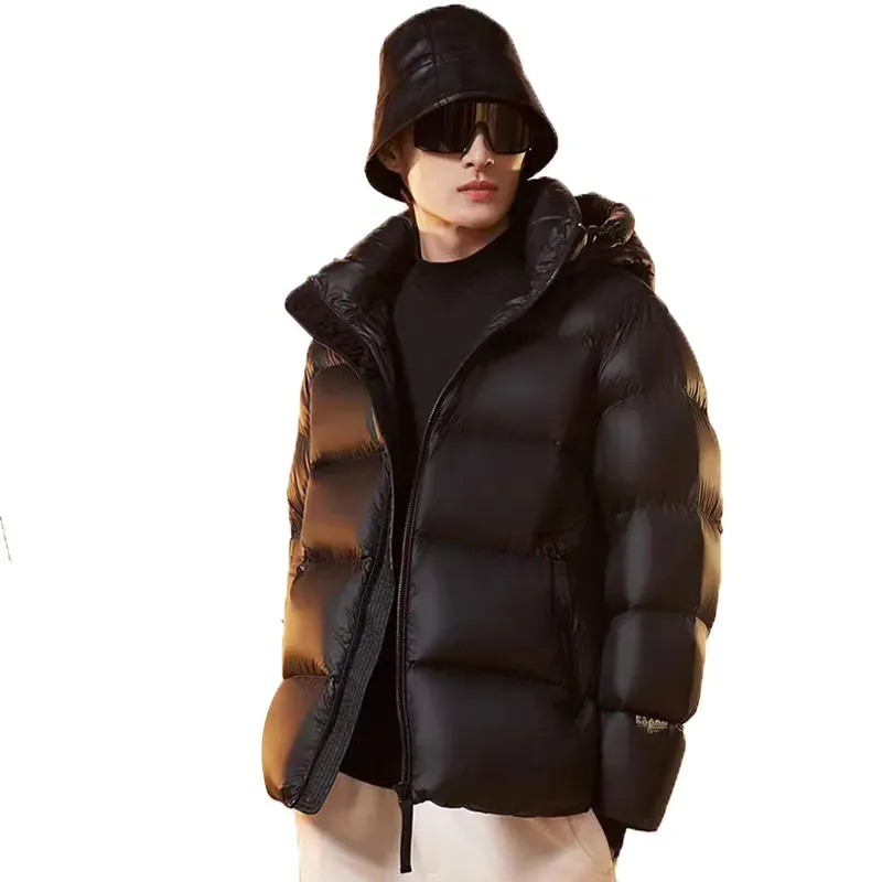 Homens Designer Roupas Down Jacket Parkas Monclaire Leve e Warmu Top Qality Pato Branco Down Zipper Casaco Espontâneo Aquecimento Forro Inverno