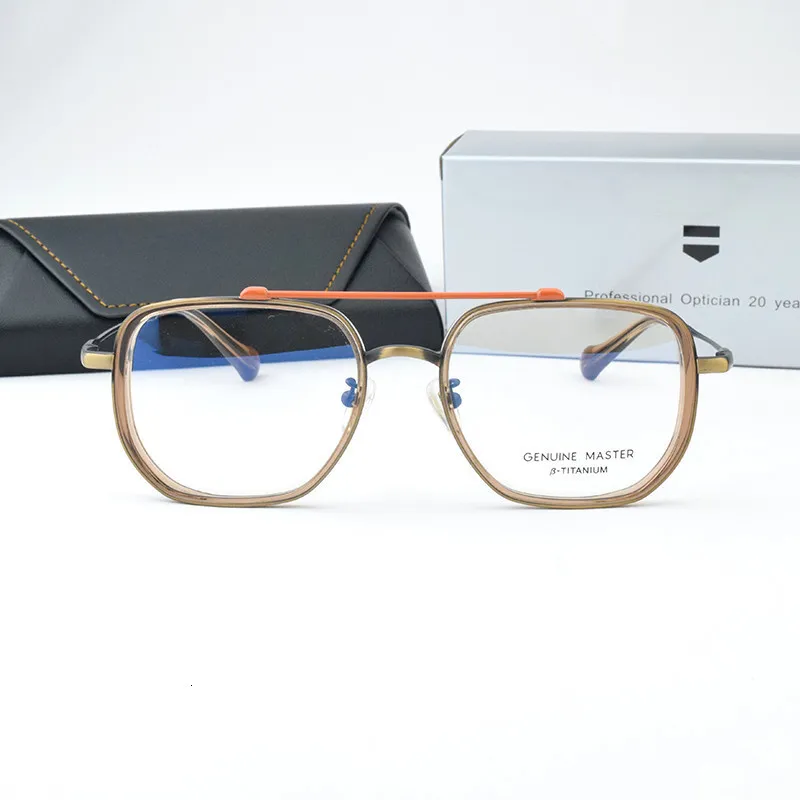 Mens Retro Double Beam Optical Prescription Zenni Glasses