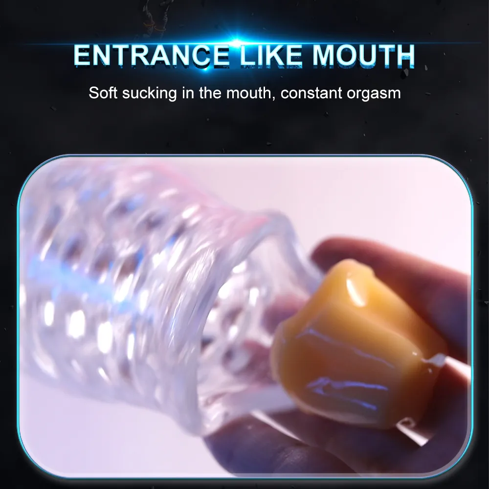 Vibratoren Automatischer Masturbator für Mann Teleskop-Rotationsvibrator Oralsex Eicheltrainer Massage Masturbat_voghion.com