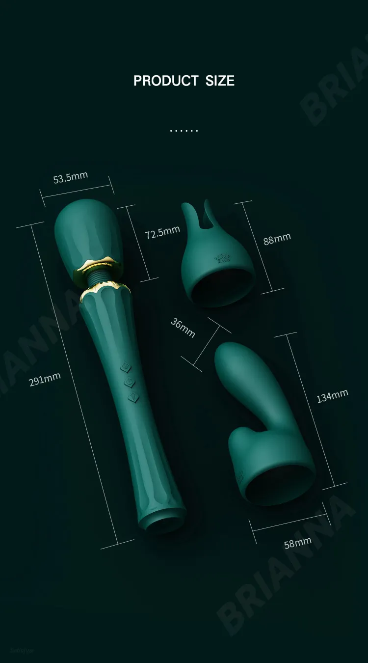 ☆ DHgate Kyro Big Magic Wand Vibrator 음핵 자극을위한 일본 실리콘 방수 AV 마사지 | 오늘  ₩75,371 특가