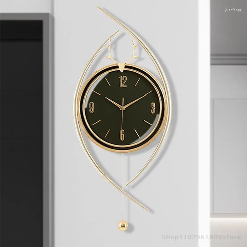 Wall Clocks Mechanic Digital Clock Kitchen Models Luxury Creative Vintage Nordic Orologio Da Parete Home Accessories AB50WC