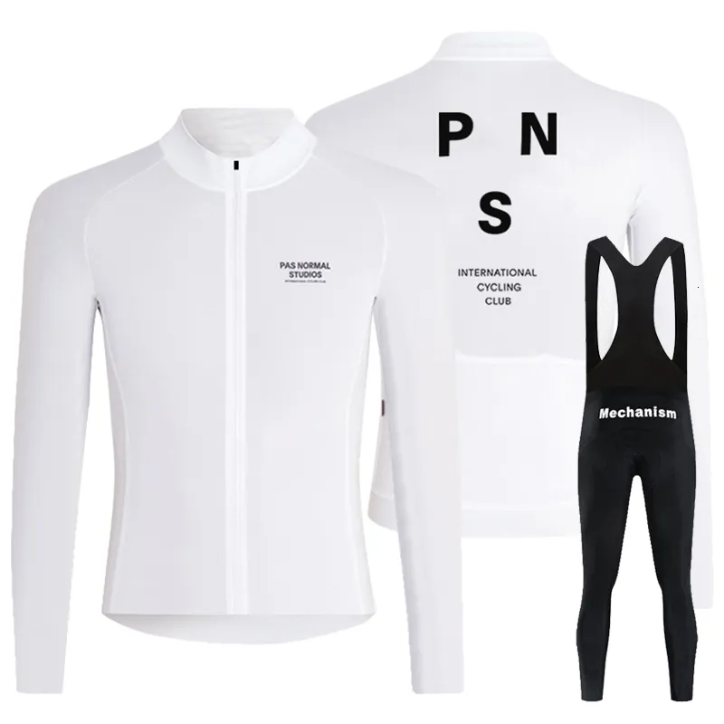 Ensembles de maillots de cyclisme PNS printemps et automne vêtements de cyclisme à manches longues pour hommes confortables respirants et à séchage rapide PAS NORMAL STUDIOS 230825