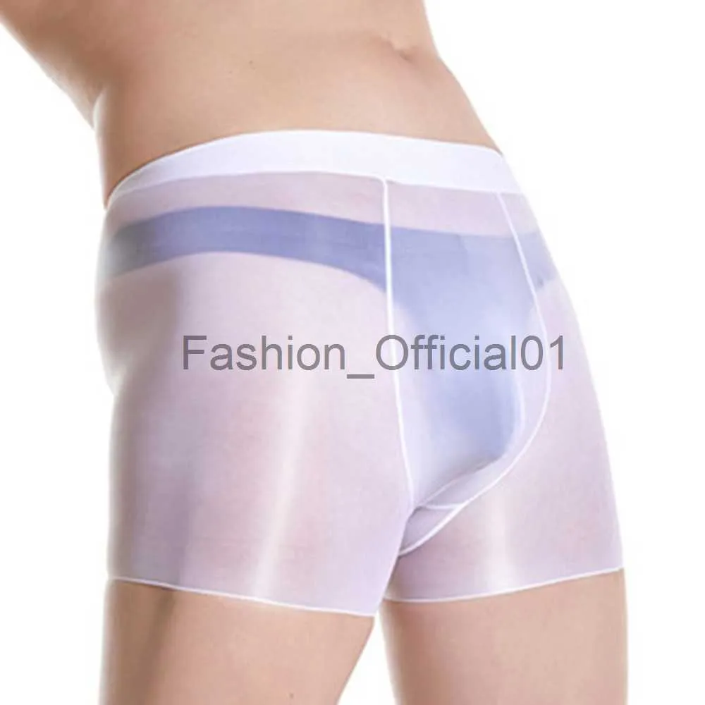 Men's latexlatex men's shorts rubber underwear exotic panties see through  clear
