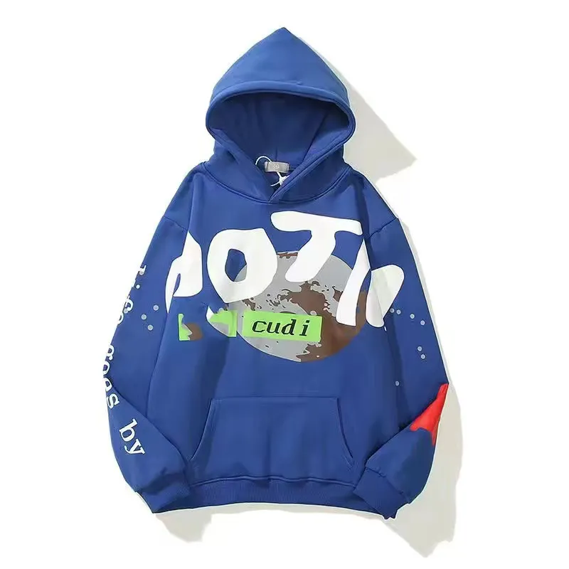 Break Planet Hoodie Broken Planet Print Hoodie Men Y2k 3D