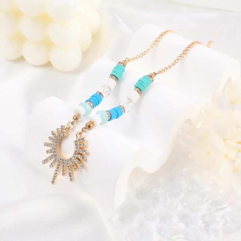 Подвесные ожерелья Boho for Women Fashion Alloy Ladies Jewelry Gift