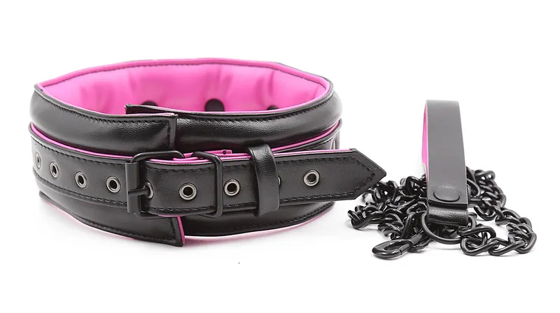 Bondage Bdsm Set For Couples Leather Restraints Collars Cuffs_voghion.com
