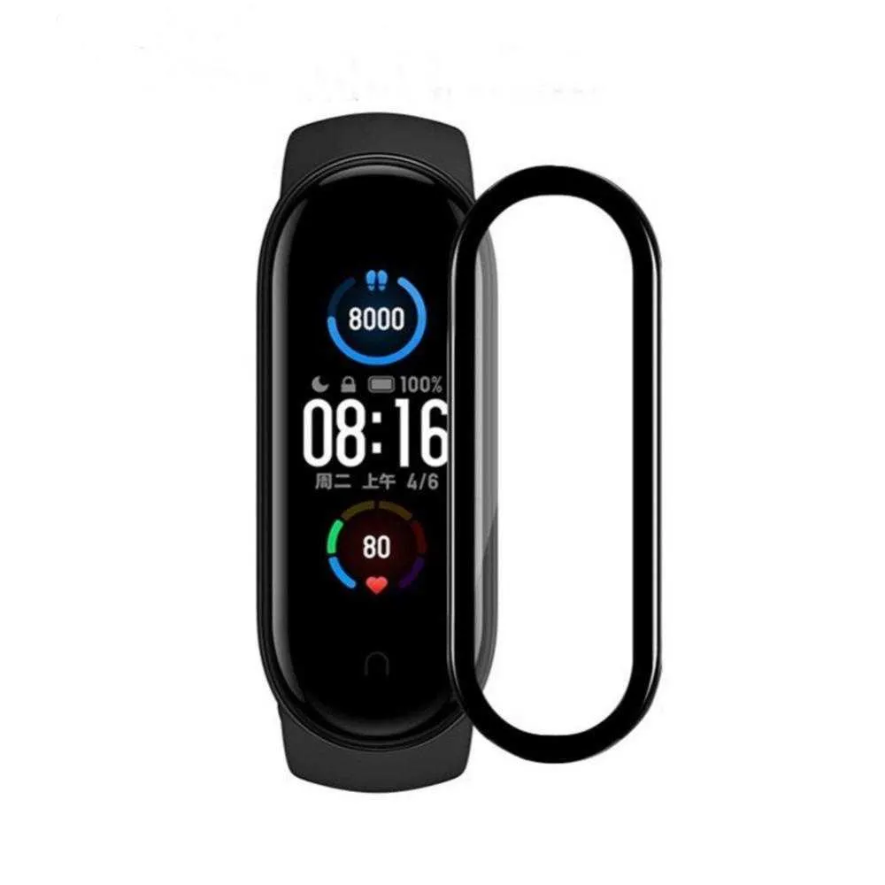 Xiaomi Mi Band 8 Screen Protector, 10D Tempered Glass Full Coverage  Protective Film for Miband 8 NFC Smartwatch