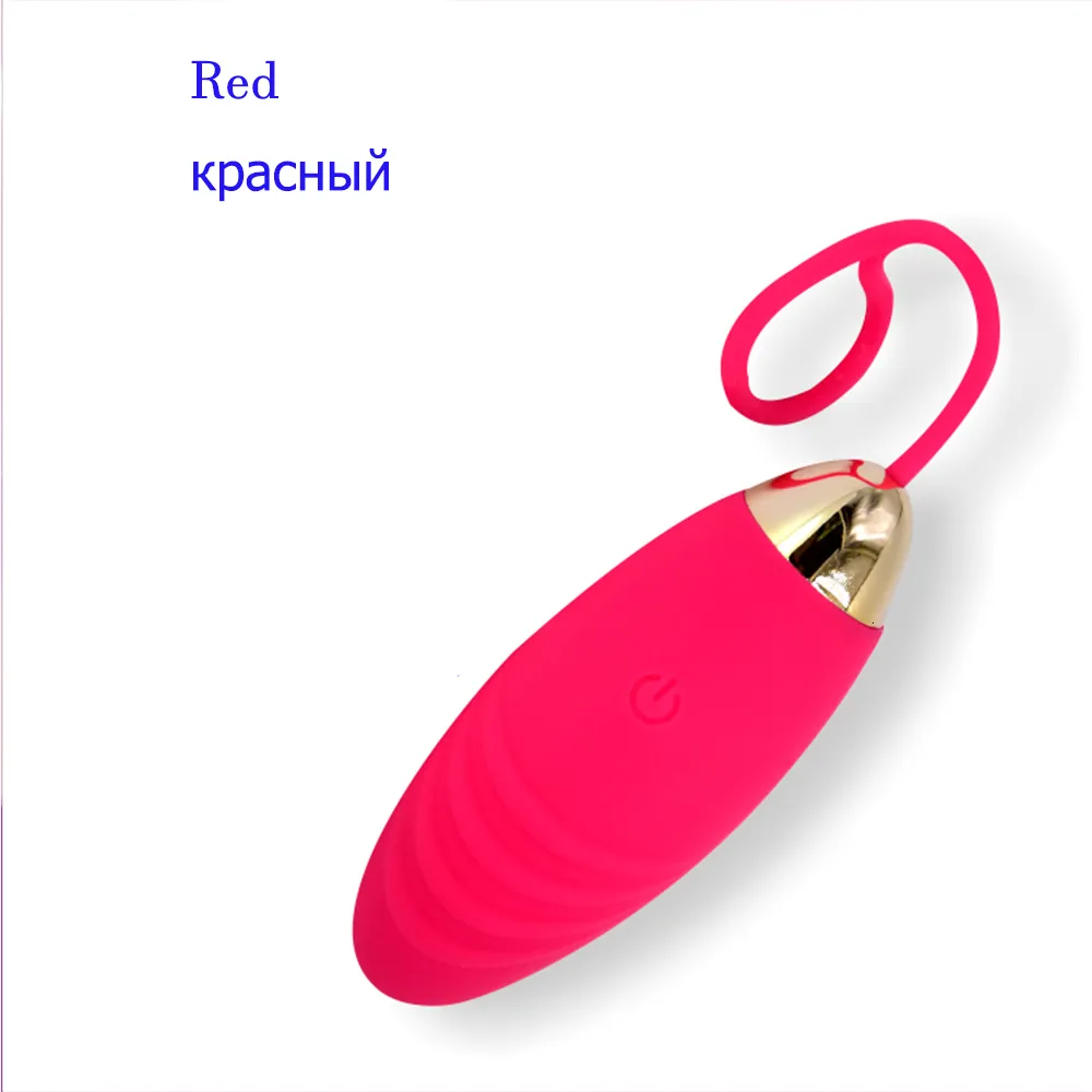 Silikon jump egg vibrator med trådlös klitorisstimulator_voghion.com
