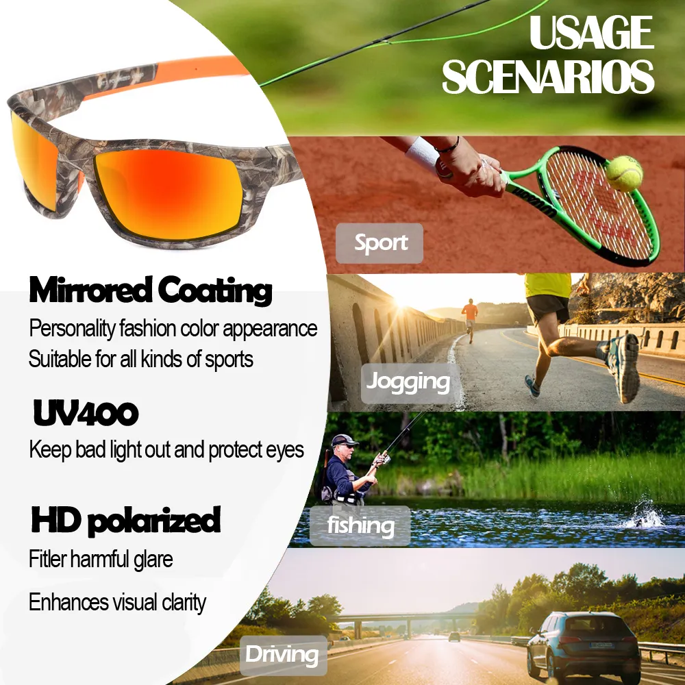 Polarized Camouflage Fishing Hiking Sunglasses For Men And Women Outdoor  Sport Eyewear Equipment 230824 From Qiyue07, $12.15