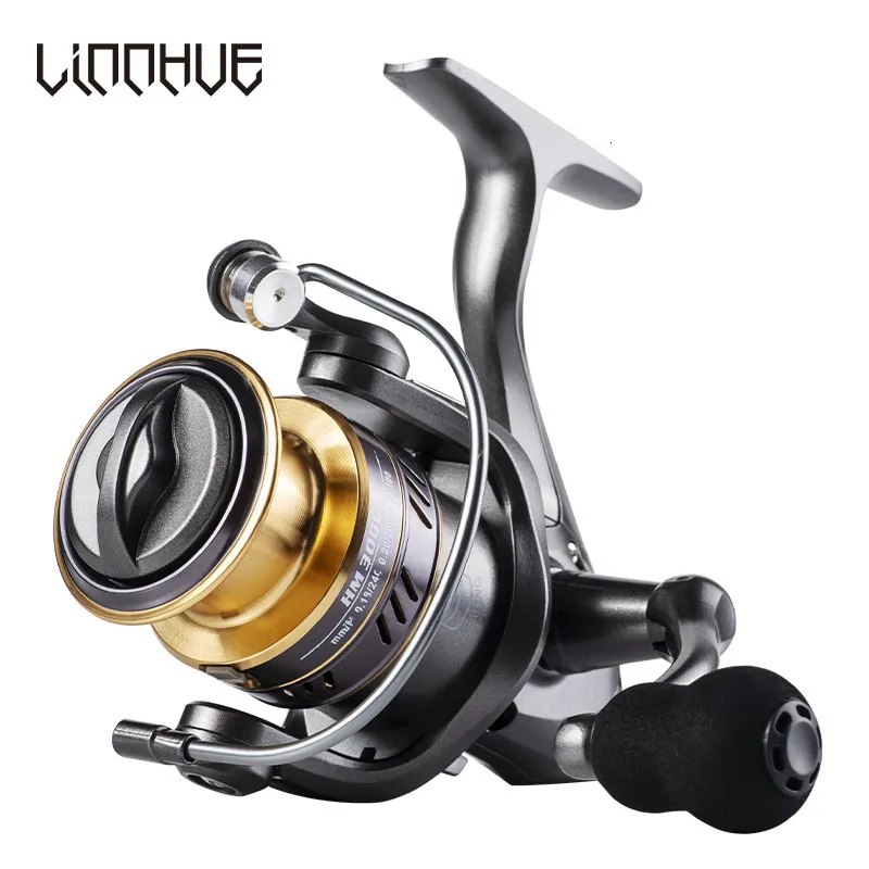 Częstowce Baitcasting Linnhue Reel HM10007000 Spinning 8kg Max Drag 52 1 Speed ​​Metal Spol Ball Cewka 230824