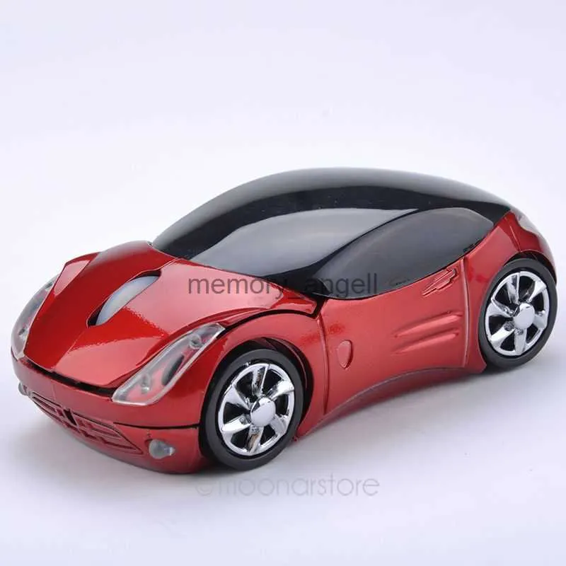 New USB 2.4GH Souris Optique Voiture Style Wireless Car USB2.0 Optical Mouse Mice For Laptop PC Computer HKD230825