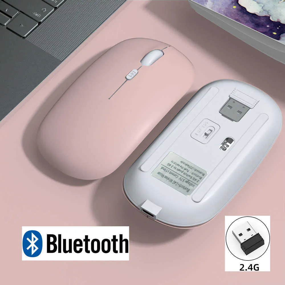 Mouse Bluetooth Senza Fili Ricaricabile IPad Samsung Huawei MiPad