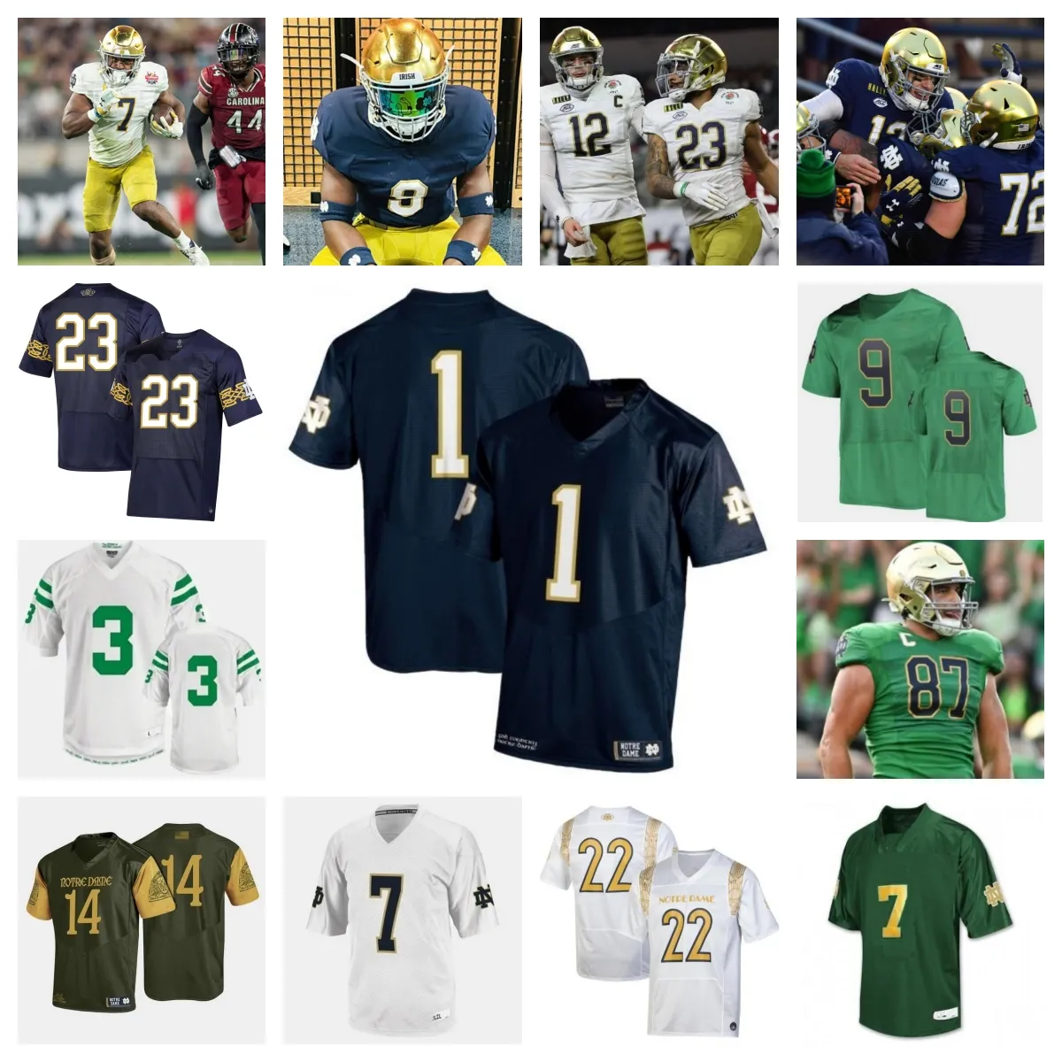 2023 Notre Dame Fighting Irish Football 76 Joe Alt 0 Xavier Watts 8 Marist Liufau 92 Aidan Keanaaina 41 Hinish 70 Ashton Craig 88 Evans 2 DJ Brown 90 Ehrensberger