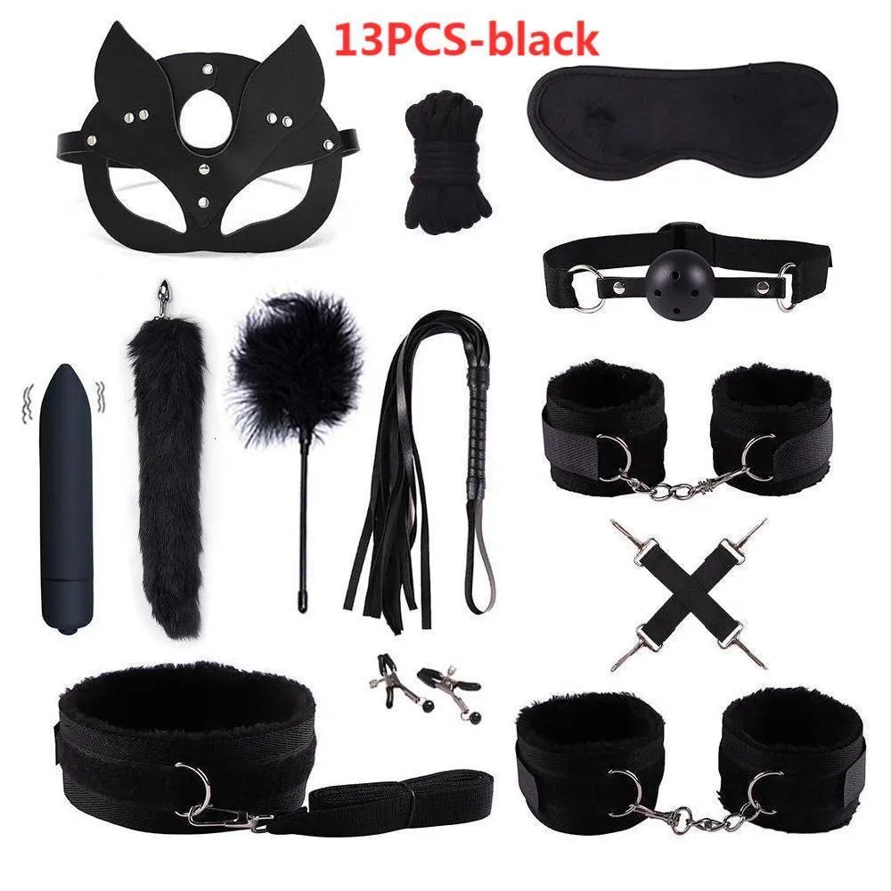 Adult Bondage Bundle Set For Women Exotic Leather And Plush Kit_voghion.com