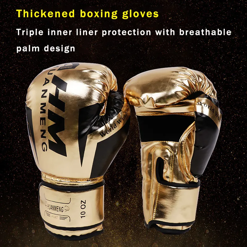 Sports Gloves High Quality Leather WearResistant And Breathable Boxing For Sanda Training Thickened Protective Combat 230824