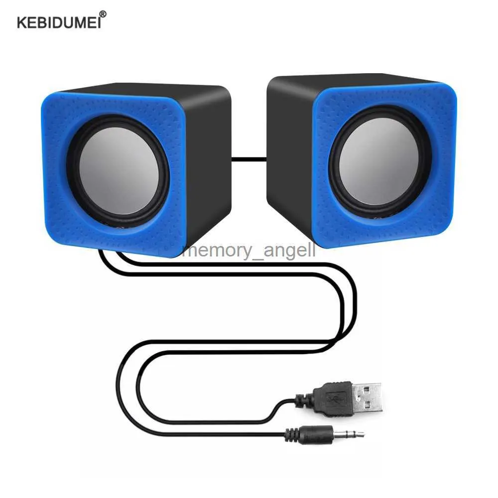 USB Wired Speaker Portable Mini Speaker Loudspeaker Subwoofer with USB Cable 3.5 Jack Speaker For PC Computer Laptop Notebook HKD230825