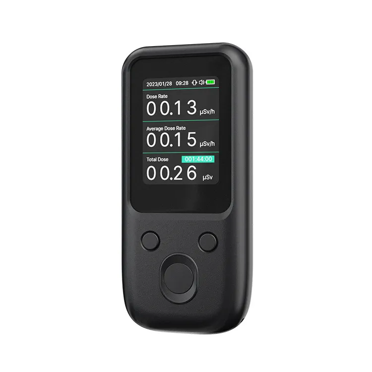 RM211 Nucleaire Stralingsmonitor Radioactief Marmer Ioniserende stralingsdetector Geigerteller Type-C 800mAh TFT-LCD